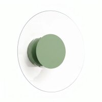 LED Wandleuchte Salbei Transparent Stahl 4000K B:28 cm