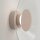 LED Wandleuchte Taupe Plexiglas Stahl 4000K B:28 cm