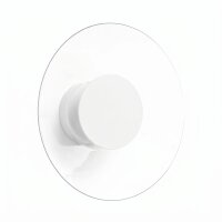 LED Wandleuchte Wei&szlig; Plexiglas Stahl 3000K B:28 cm