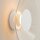LED Wandleuchte Weiß Plexiglas Stahl 3000K B:28 cm