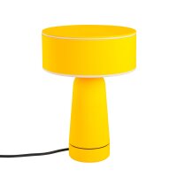 Tischlampe flexibel Gelb G9 H:28 cm Ø20 cm dekorativ