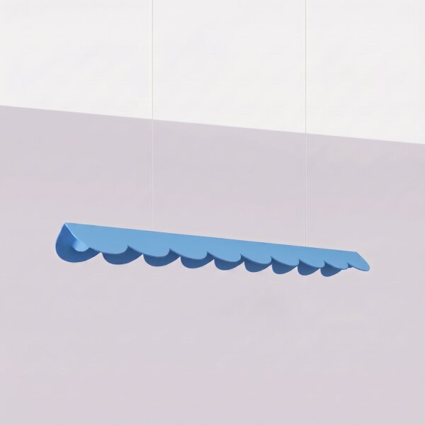 LED Pendelleuchte Azurblau 4000K neutralweiß L:98,5 cm