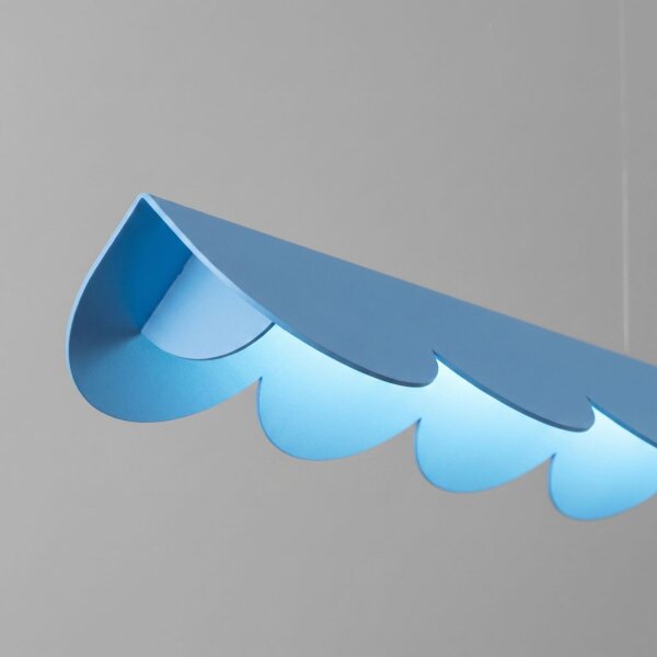 LED Pendelleuchte Azurblau 4000K neutralweiß L:98,5 cm