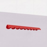 LED Pendelleuchte Rot Alu 4000K neutralweiß L:98,5 cm