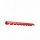 LED Pendelleuchte Rot Alu 4000K neutralweiß L:98,5 cm