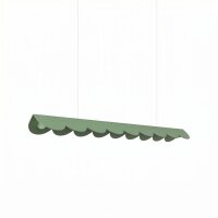 LED Pendelleuchte Alu Salbei 3000K warmweiß L:98,5 cm