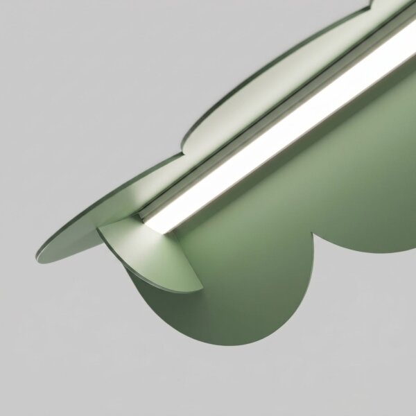 LED Pendelleuchte Salbei Alu 4000K L:98,5 cm lang