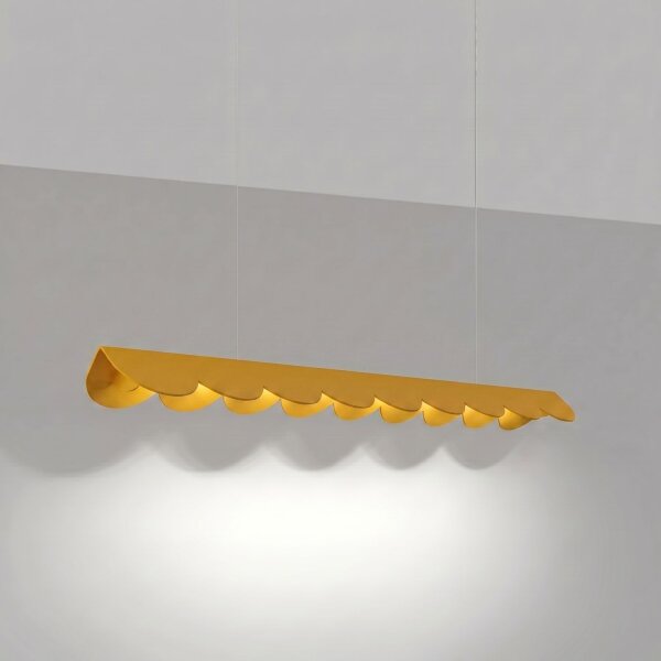 LED Pendelleuchte Gelb Alu 4000K neutralweiß L:98,5 cm