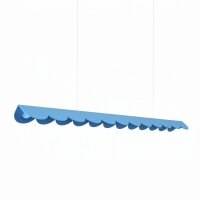 LED Pendelleuchte Azurblau 3000K warmwei&szlig; 16W L:131 cm