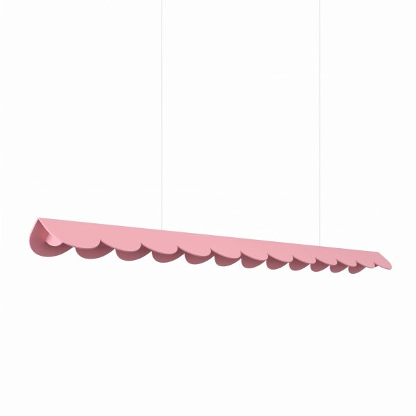LED Pendelleuchte Pink Aluminium 3000K 16W 131 cm lang