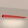 LED Pendelleuchte Rot Aluminium 3000K 16W L:131 cm lang