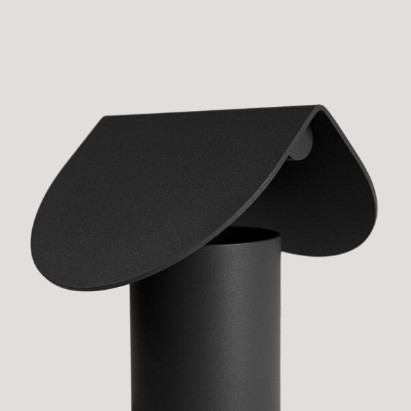 LED Tischleuchte Alu schwenkbar Schwarz 3000K H:15 cm