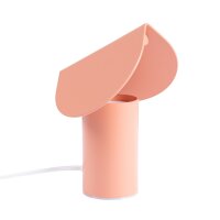 LED Tischleuchte flexibel Alu Pfirsich 3000K H:15 cm