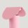 LED Tischleuchte verstellbar Pink Alu 3000K H:15 cm