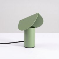 LED Tischleuchte schwenkbar Salbei Alu 3000K H:15 cm