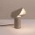 LED Tischleuchte schwenkbar Taupe 3000K H:15 cm klein