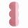 Wandleuchte indirekt Pink G9 2-flammig H:33,6 cm Alu