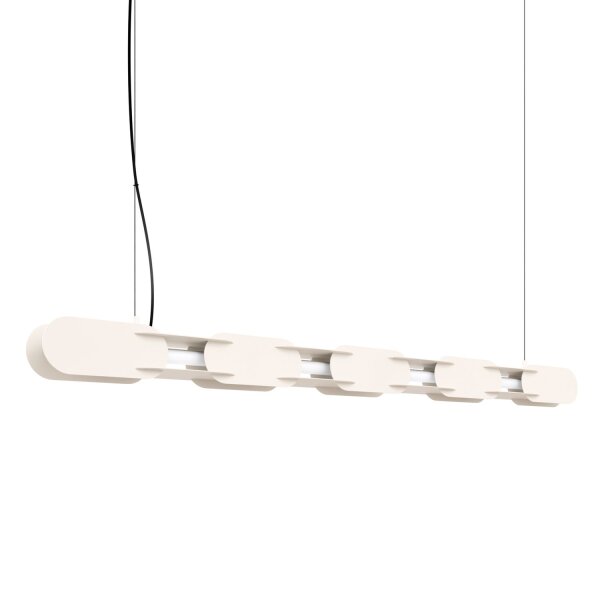 LED Pendelleuchte dimmbar Push-DIM Beige 4000K L:158 cm