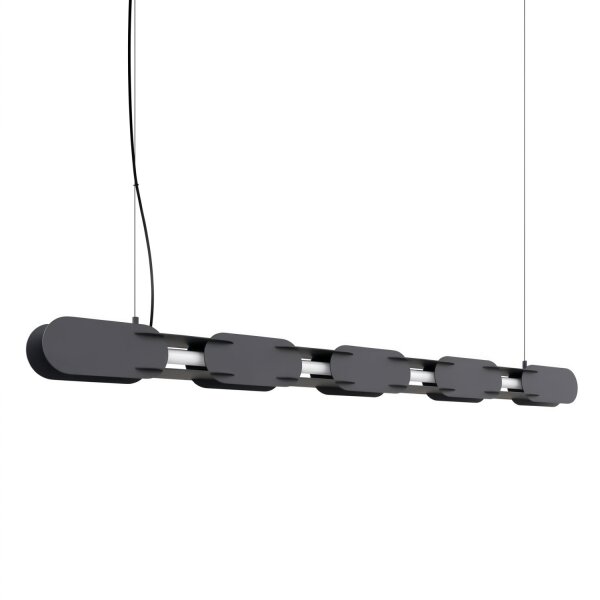 LED Pendelleuchte Schwarz dimmbar Push-DIM 3000K 158 cm
