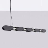 LED Pendelleuchte Schwarz dimmbar Push-DIM 3000K 158 cm