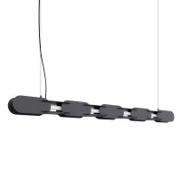 LED Pendelleuchte dimmbar Push-DIM 4000K L:158 cm Stahl
