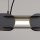 LED Pendelleuchte dimmbar Push-DIM 4000K L:158 cm Stahl