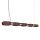 LED Pendelleuchte dimmbar Push-DIM Braun 4000K L:158 cm