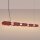 LED Pendelleuchte dimmbar Burgund 3000K L:158 cm Modern