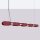 LED Pendelleuchte dimmbar Burgund Modern 4000K L:158 cm