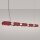 LED Pendelleuchte dimmbar Burgund Modern 4000K L:158 cm