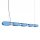 LED Pendelleuchte dimmbar Hellblau 3000K 158 cm Modern