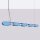 LED Pendelleuchte dimmbar Hellblau 3000K 158 cm Modern