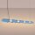 LED Pendelleuchte dimmbar Hellblau 3000K 158 cm Modern