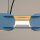 LED Pendelleuchte dimmbar Hellblau 3000K 158 cm Modern