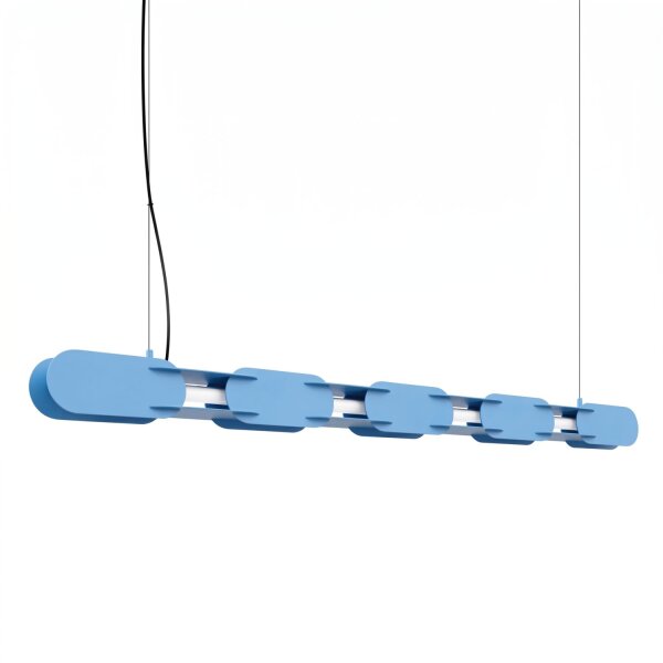 LED Hängelampe dimmbar Hellblau 4000K L:158 cm Modern