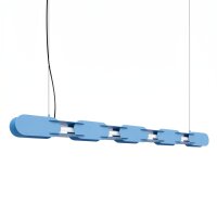 LED H&auml;ngelampe dimmbar Hellblau 4000K L:158 cm Modern