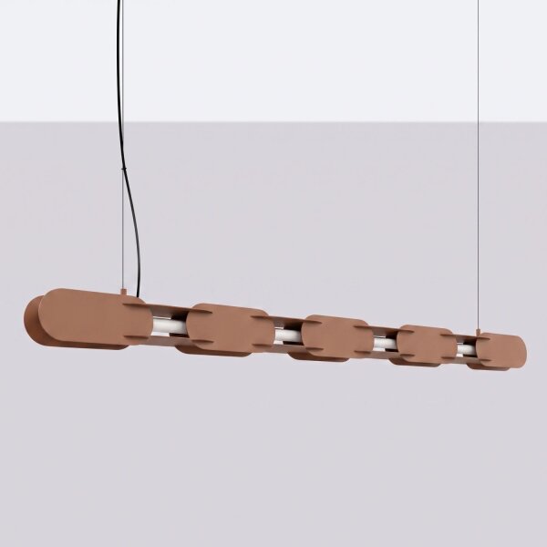 LED Pendelleuchte dimmbar Push-DIM Mokka 3000K L:158 cm