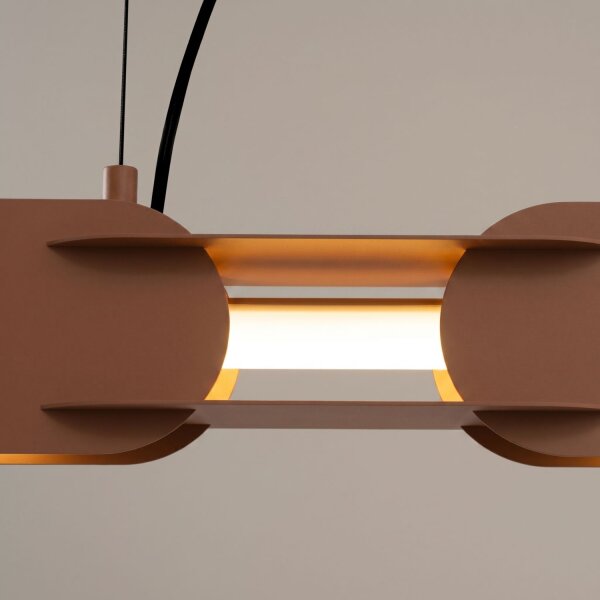 LED Pendelleuchte dimmbar Push-DIM Mokka 3000K L:158 cm