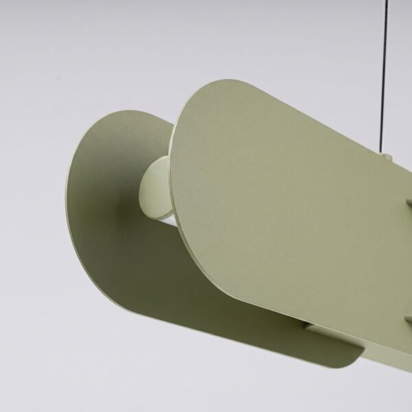 LED Hängelampe dimmbar Olivgrün 4000K L:158 cm Modern