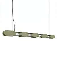 LED H&auml;ngelampe dimmbar Olivgr&uuml;n 4000K L:158 cm...