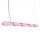 LED Hängelampe dimmbar Push-DIM Pink Stahl 3000K 158 cm