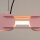 LED Hängelampe dimmbar Push-DIM Pink Stahl 3000K 158 cm
