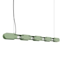 LED Hängelampe dimmbar Salbei Stahl 3000K L:158 cm