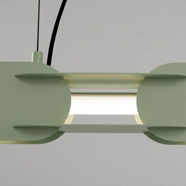 LED Pendelleuchte dimmbar Salbei 4000K L:158 cm Modern