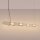 LED Pendelleuchte dimmbar Push-DIM Taupe 3000K L:158 cm