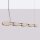 LED Hängelampe dimmbar Push-DIM Taupe 4000K L:158 cm