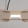 LED Hängelampe dimmbar Push-DIM Taupe 4000K L:158 cm