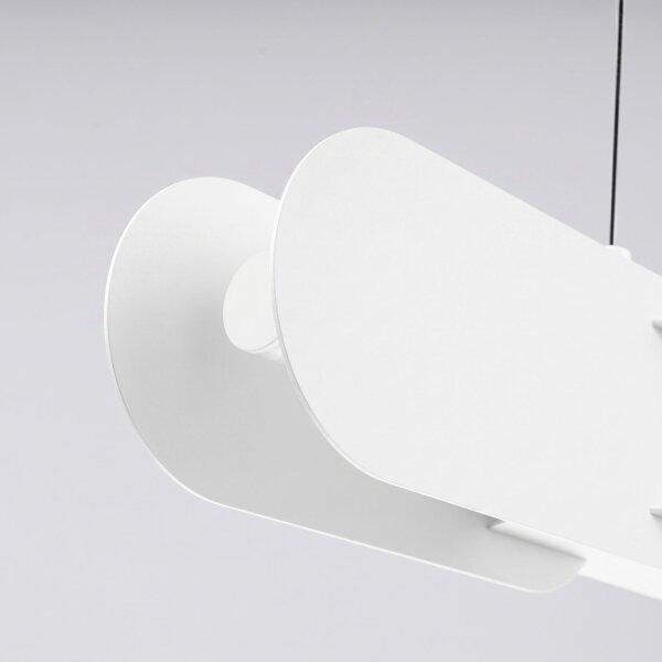 LED Pendelleuchte dimmbar Push-DIM Weiß 3000K L:158 cm