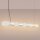 LED Pendelleuchte dimmbar Push-DIM Weiß 3000K L:158 cm