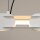 LED Pendelleuchte dimmbar Push-DIM Weiß 3000K L:158 cm